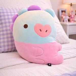 BTS BT21 Mang Baby Jelly Candy Flat Face Plush Authentic K-Pop Squishy Doll